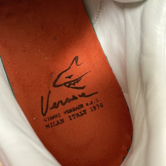 Versace Sneaker Mens Size‎ 8US 41EU Squalo Hiker White Leather Light Gray Medusa main image 9